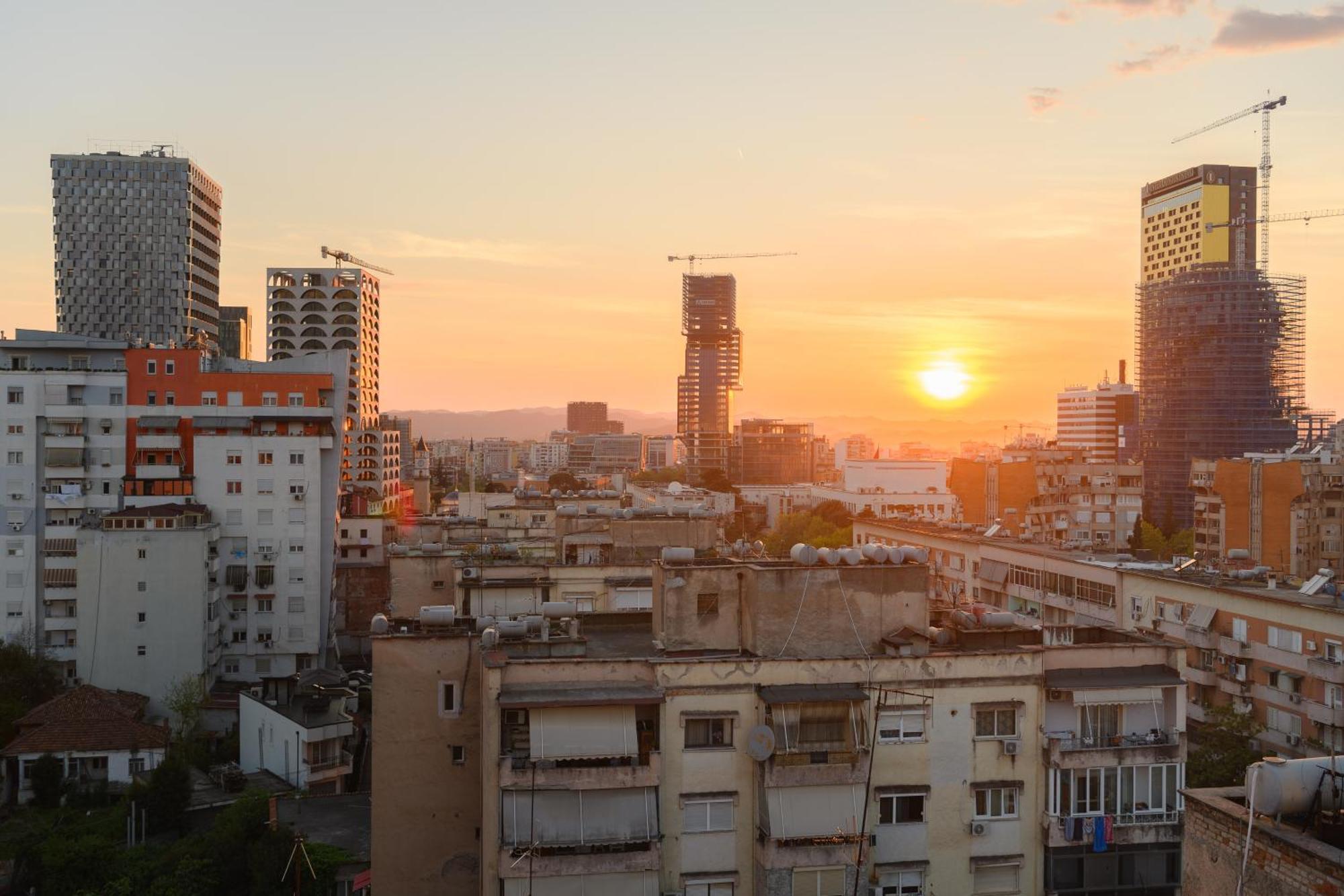 Terrace Tirana Cityscape 2 Ngoại thất bức ảnh